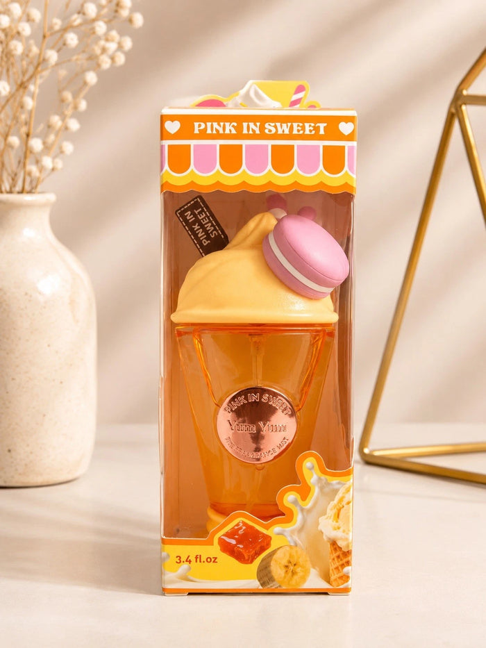 Pink In Sweet Yum Yum Ice Cream Brume Parfumée 100 ml Banane Caramel Neuve